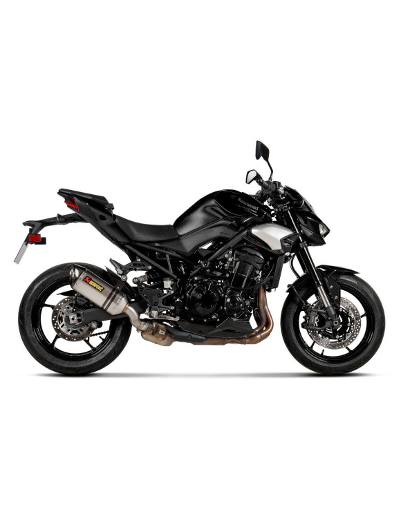 AKRAPOVIC S-K9SO11-HZT Titanium Homologated Slip-On Exhaust, Kawasaki Z 900 2025 - 2