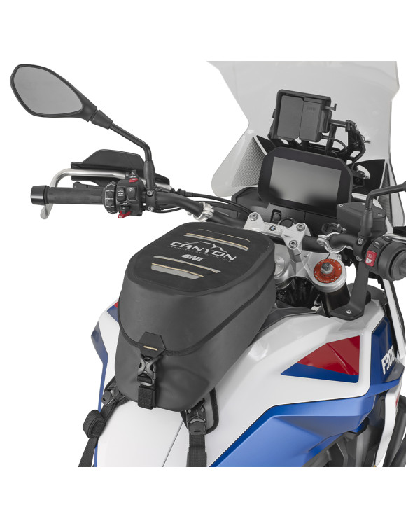 Givi GRT728 Waterproof Tank Bag, quick-release attachment, 10 liters - 2 Givi GRT728 Waterproof Tank Bag, quick-release attachment, 10 liters - 2