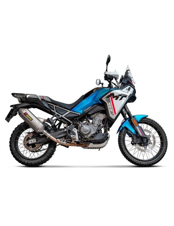 SILENCIEUX SLIP-ON TITANE HOMOLOGUÉ, AKRAPOVIC S-CF4SO2-HFTTCFMOTO, 450 MT 2024-2025 - 2
