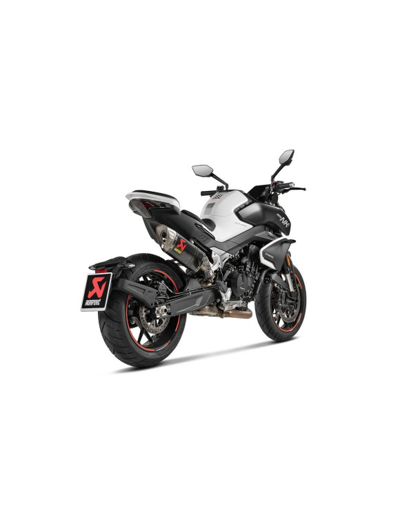Silencieux Akrapovic en carbone pour CF Moto 800 NK, années 2023-2025, conforme Euro 5 - 3