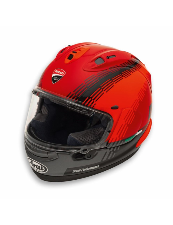 Casco de Moto Integral Original Ducati Corse V9 Negro/Rojo 98109221 - 1