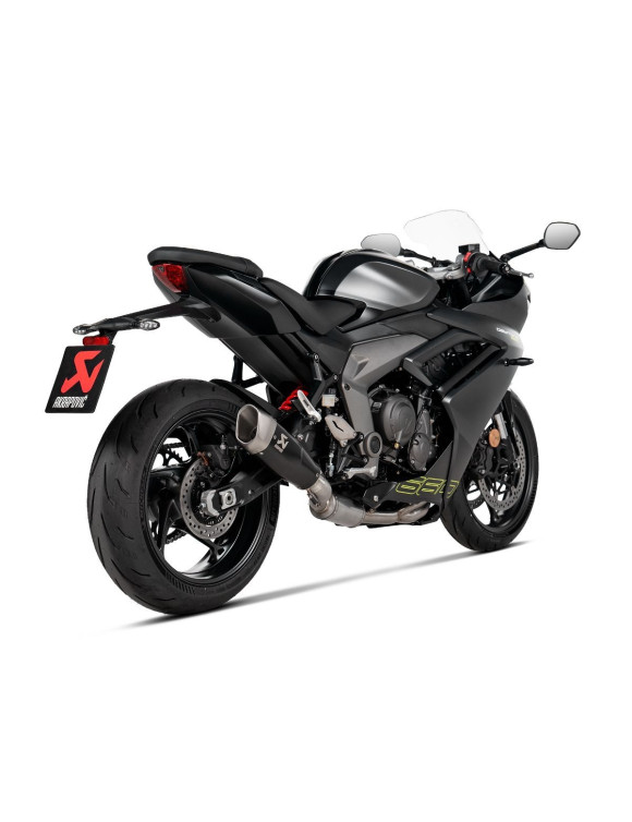 Akrapovic titanium non-approved full exhaust for Triumph Daytona 660, years 2024-2025 - 3