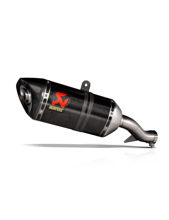 Silencieux d'Échappement en Carbone Homologué AKRAPOVIC S-H5SO6-HRC pour HONDA CB 400 / 500 X 2020-2025 - 1