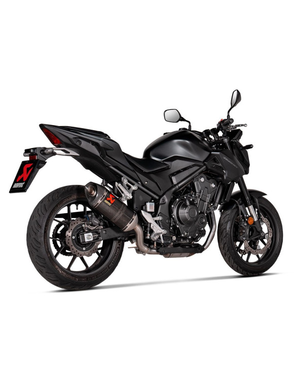 Silencieux d'Échappement en Carbone Homologué AKRAPOVIC S-H5SO6-HRC pour HONDA CB 400 / 500 X 2020-2025 - 3
