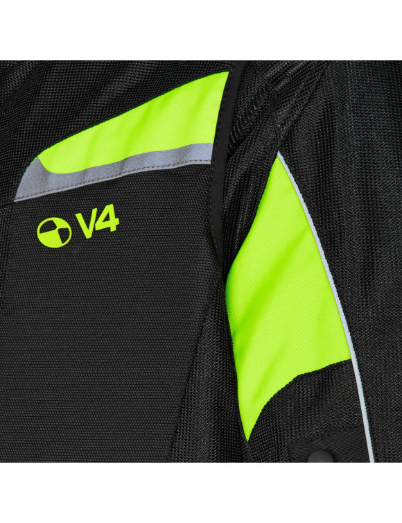 Motoairbag MAB 4.0 Men's Jacket/Airbag Black/Yellow HV D4039N - 7