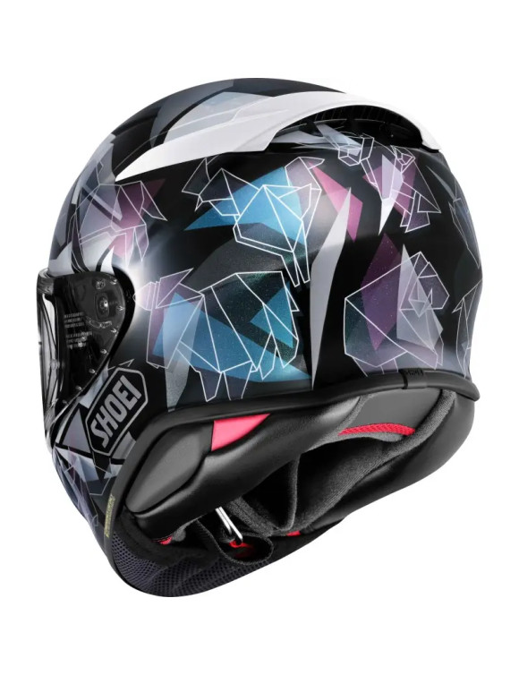 Shoei NXR2 Origami2 TC-5 White/Black Glossy Full-Face Motorcycle Helmet 1116134 - 4