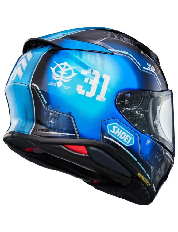 Casco Moto Integrale Shoei NXR2 Ramba Ral's Bugu TC-2 Blue/Black Lucido 1116134 - 3