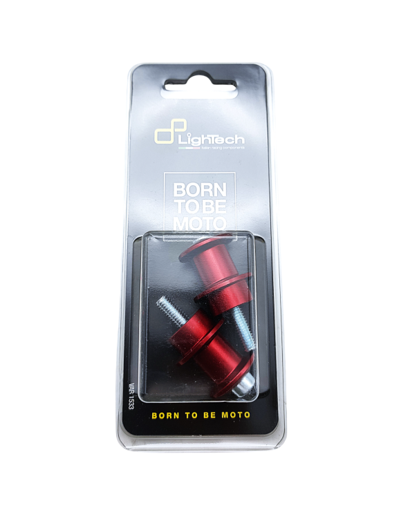 Pair of M6 Paddock Stand Bobbins SCV003ROS for Aprilia, Yamaha, Triumph - 1