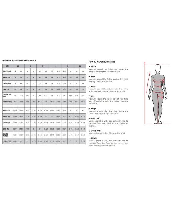 Gilet airbag Alpinestars Stella Tech-Air® 3 V2 pour femme, noir, 651032510 - 12