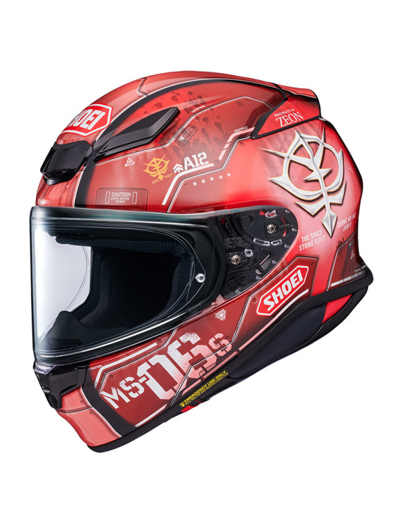 Casco de Moto Integral Shoei NXR2 Char's Zaku II Rojo TC-1 1116905 - 1