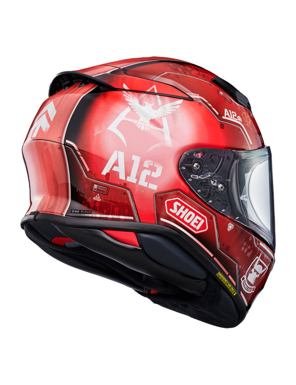 Shoei NXR2 Char's Zaku II Rot TC-1 Integral-Motorradhelm 1116905 - 4