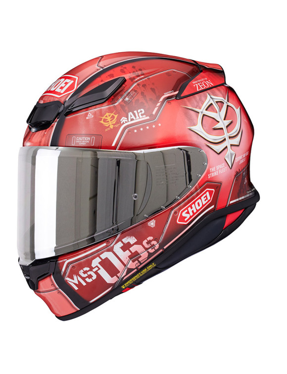 Casque Moto Intégral Shoei NXR2 Char's Zaku II Rouge TC-1 1116905 - 3