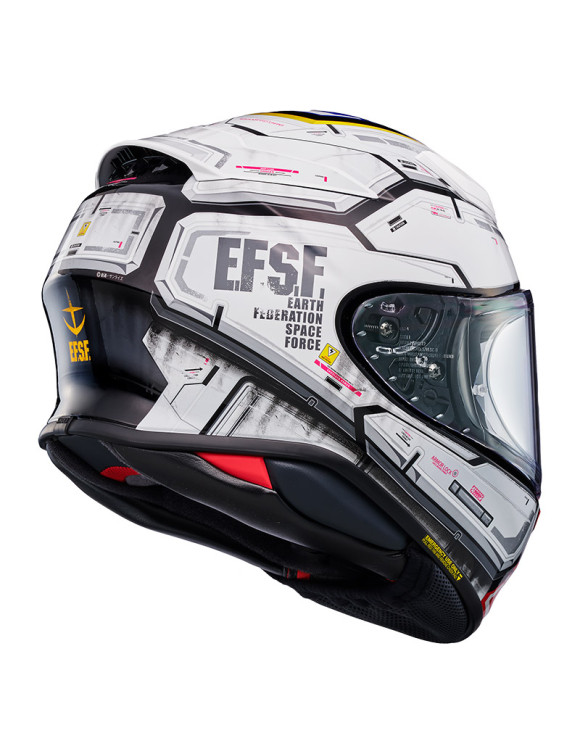Shoei NXR2 RX-78 Gundam TC-10 White Full-Face Motorcycle Helmet 1116907 - 3