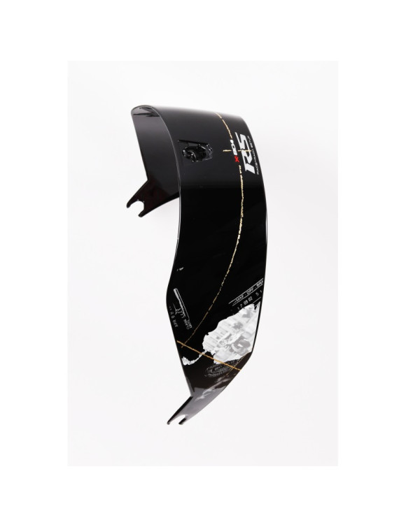 Spoiler aérodynamique noir brillant Checa 024 pour casque Nolan X-804 RS Ultra Carbon - 1