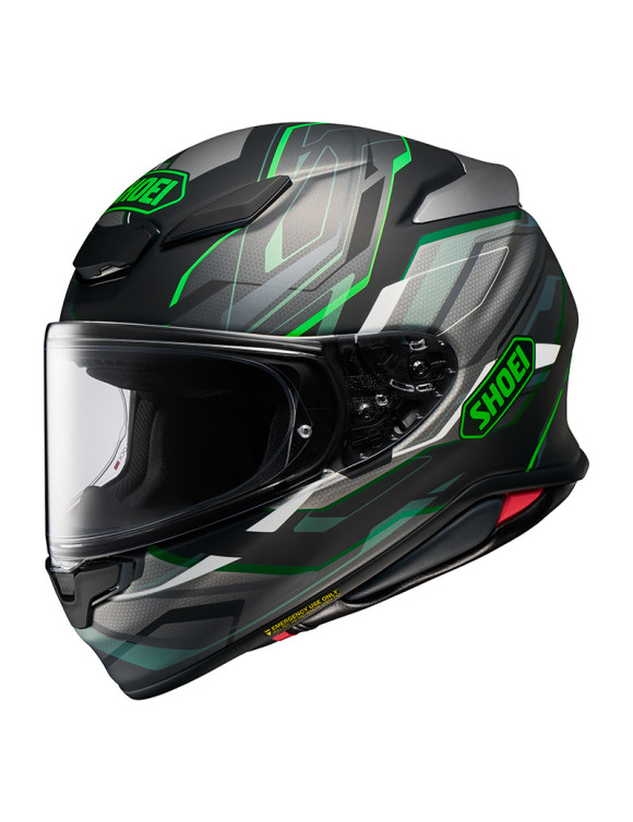 Casque de moto intégral AIM Shoei NXR 2 Capriccio TC-4 noir/vert mat 1116121 - 1 Casque de moto intégral AIM Shoei NXR 2 Capriccio TC-4 noir/vert mat 1116121 - 1