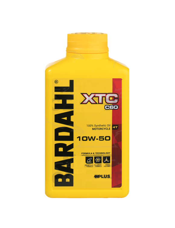 BARDAHL XTC C60 MOTO 10W-50 (100 % Synthétique) pour Moteurs 4 Temps - 1