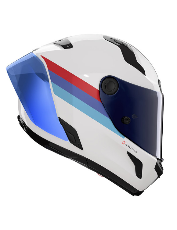 Nolan X-804 RS Ultra Carbon Gemini 365Schwarz/Blau Glänzender Integralhelm X84000299365 - 4