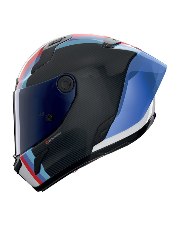 Nolan X-804 RS Ultra Carbon Gemini 365Schwarz/Blau Glänzender Integralhelm X84000299365 - 2