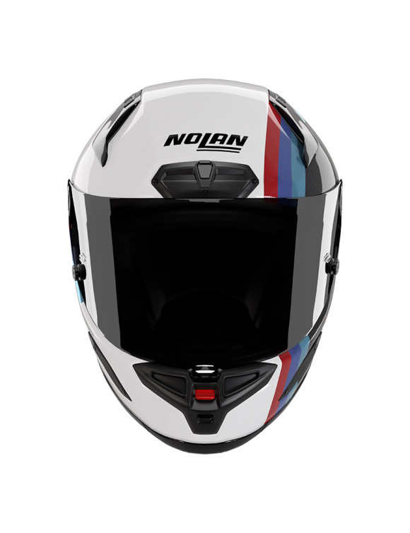 Nolan X-804 RS Ultra Carbon Gemini 365Schwarz/Blau Glänzender Integralhelm X84000299365 - 3