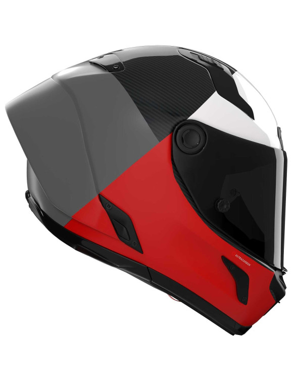 Casco Moto Integrale Nolan X-804 RS Ultra Carbon Blocco 369 Grey/Red Lucido X84000850369 - 3