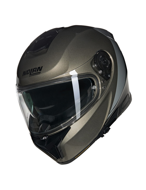 Nolan N80-8 Special Paint 342 Gloss Grey/Black Full Face Motorcycle Helmet - 1