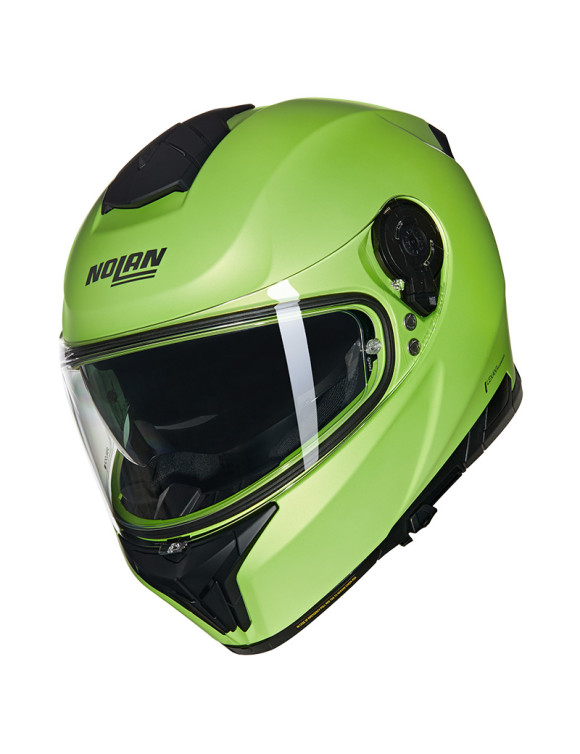 Nolan N80-8 Mivedi 329 Matt Fluo Green Full Face Motorcycle Helmet - 1 Nolan N80-8 Mivedi 329 Matt Fluo Green Full Face Motorcycle Helmet - 1