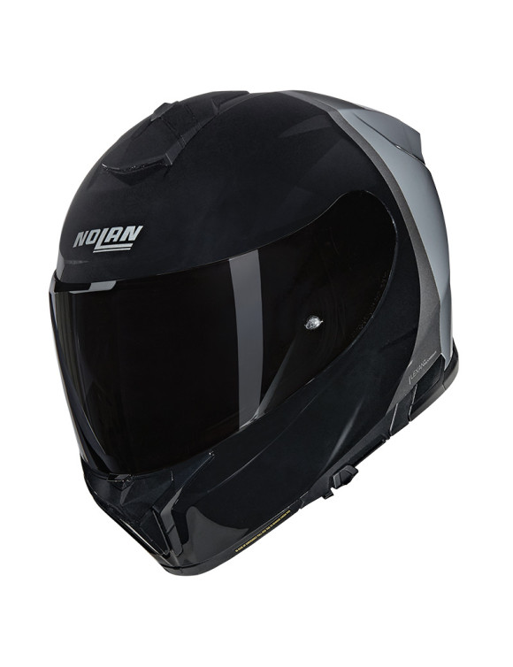 Nolan N80-8 Special Paint 343 Gloss Black/Grey Full Face Motorcycle Helmet - 1 Nolan N80-8 Special Paint 343 Gloss Black/Grey Full Face Motorcycle Helmet - 1