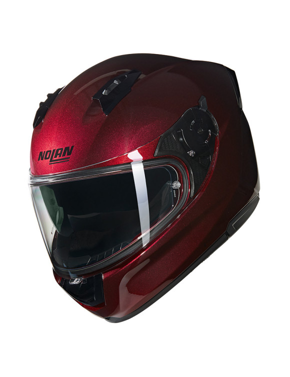 Nolan N60-6 Classico Nobile 321 Glänzender roter Integral-Motorradhelm N66000735321 - 1 Nolan N60-6 Classico Nobile 321 Glänzender roter Integral-Motorradhelm N66000735321 - 1