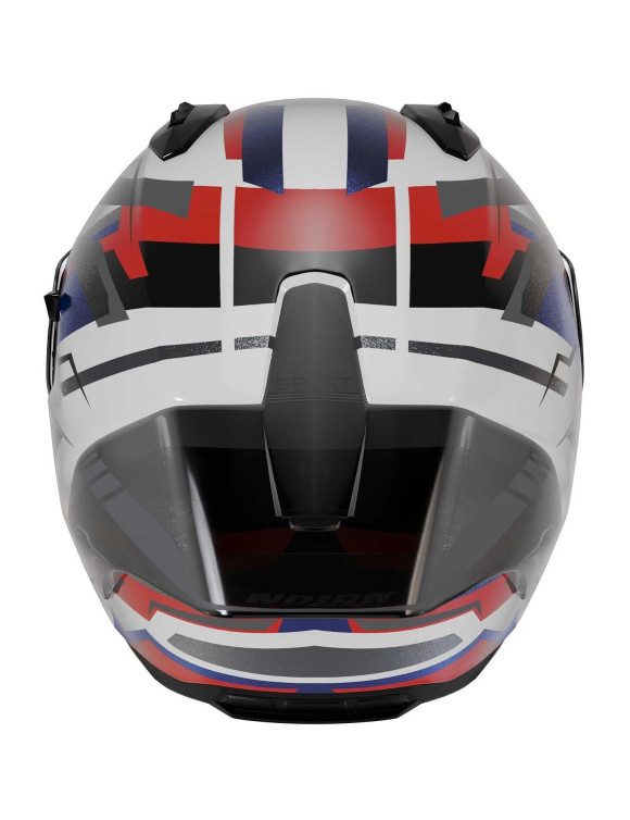 Nolan N60-6 Full Face Motorcycle Helmet Sport Corsa 355 White/Blue/Red - 4 Nolan N60-6 Full Face Motorcycle Helmet Sport Corsa 355 White/Blue/Red - 4
