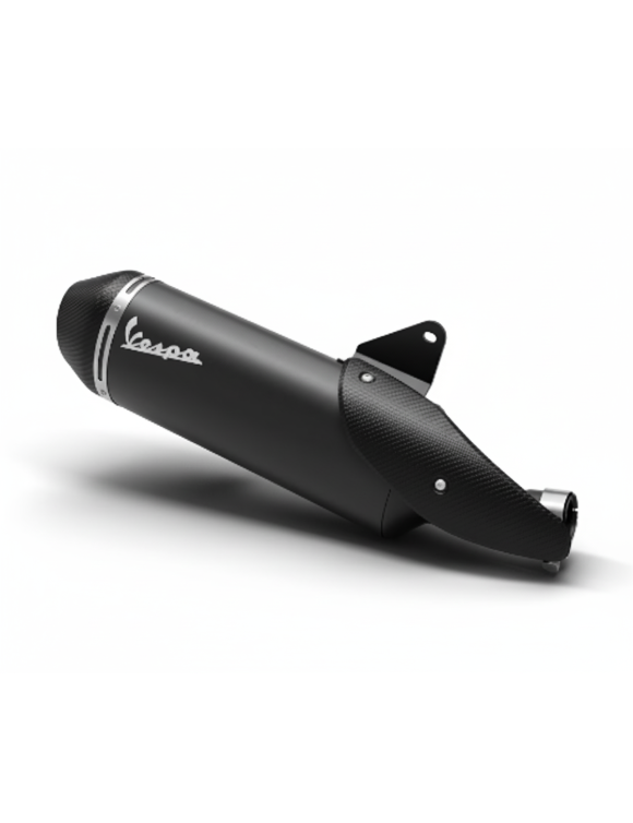Carbon Sport Exhaust, E5+ Homologated, 1A028100 for MY25 Vespa GTV 310 / GTS 310