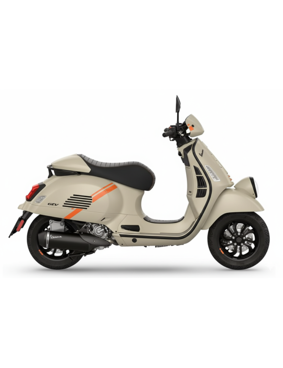 Carbon Sport Exhaust, E5+ Homologated, 1A028100 for MY25 Vespa GTV 310 / GTS 310 - 2