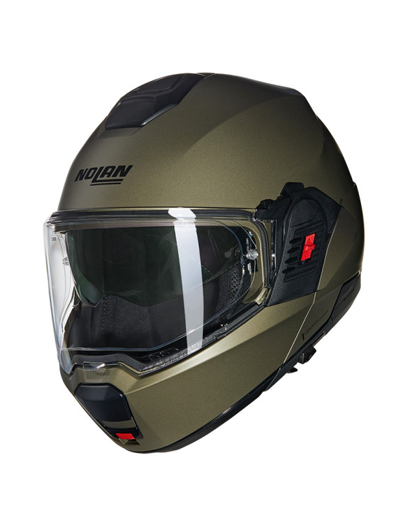 Nolan N120-1 Classic Nobile 315 Ocher Opaco Modular Motorcycle Helmet - 1 Nolan N120-1 Classic Nobile 315 Ocher Opaco Modular Motorcycle Helmet - 1
