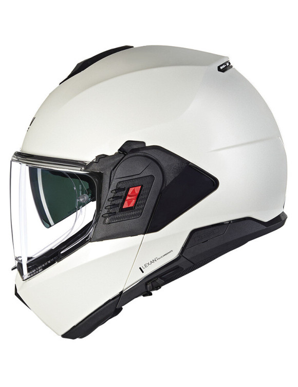 Casque de moto modulaire Nolan N120-1 Classic Nobile 320 blanc brillant - 2 Casque de moto modulaire Nolan N120-1 Classic Nobile 320 blanc brillant - 2