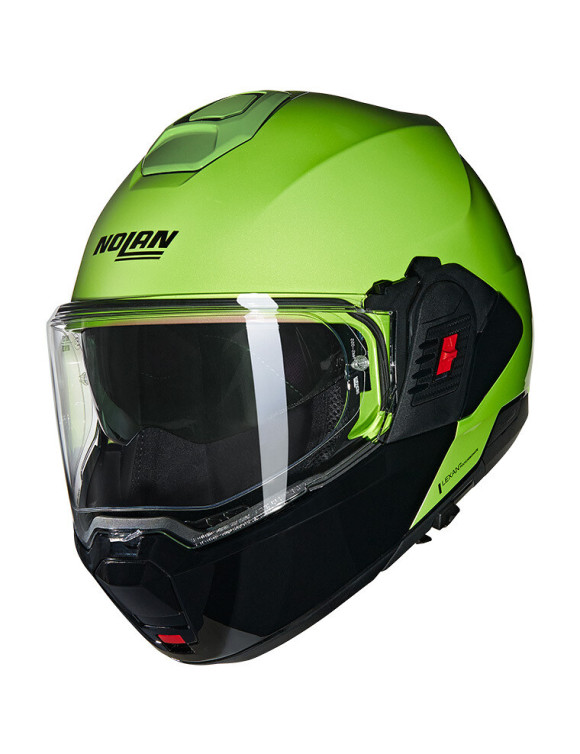 Casco de moto modular Nolan N120-1 Mivedi 329 verde/negro brillante - 1 Casco de moto modular Nolan N120-1 Mivedi 329 verde/negro brillante - 1