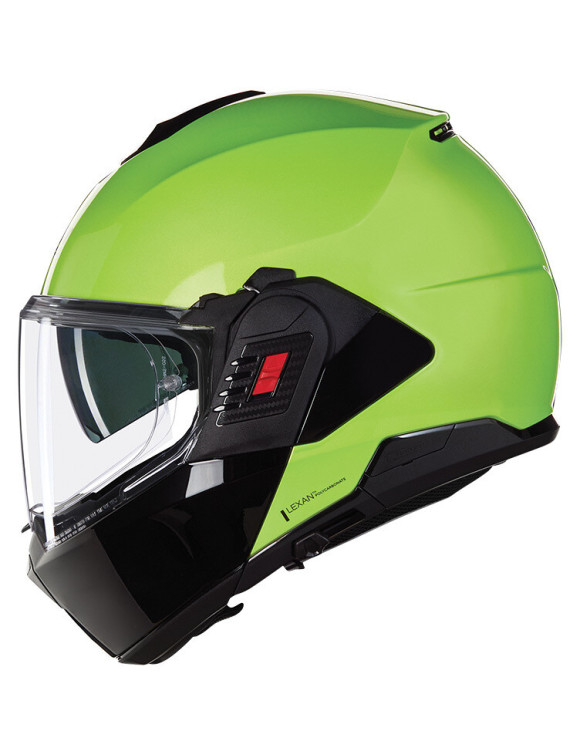 Nolan N120-1 Mivedi 329 Grün/Schwarz glänzender modularer Motorradhelm - 2