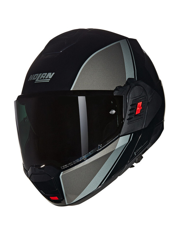 Casque de moto modulaire Nolan N120-1 Peinture spéciale 341 Noir brillant - 1 Casque de moto modulaire Nolan N120-1 Peinture spéciale 341 Noir brillant - 1