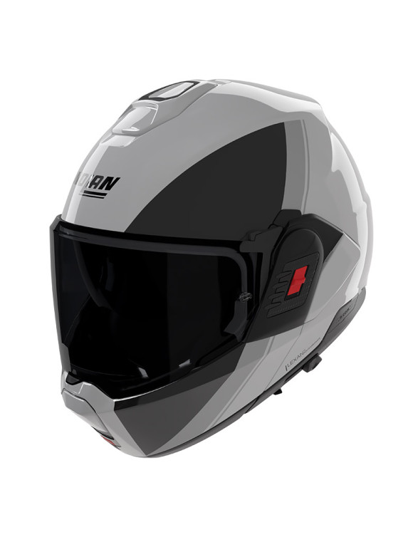 Casco de Moto Modular Nolan N120-1 Pintura Especial 356 Gris/Negro Brillante