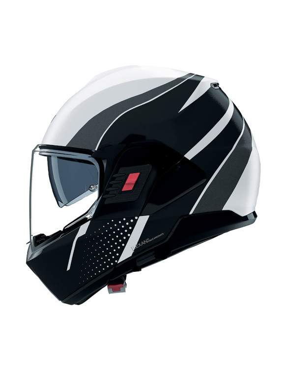 Casco de Moto Modular Nolan N120-1 Fluente 359 Negro/Gris Brillante - 2