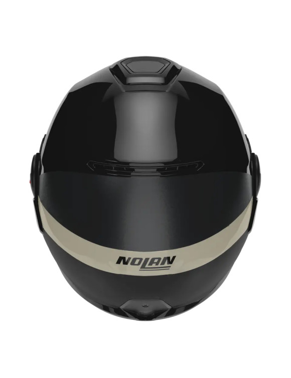 Casco de Moto Modular Nolan N120-1 Blocco 358 Negro/Verde Brillante - 4