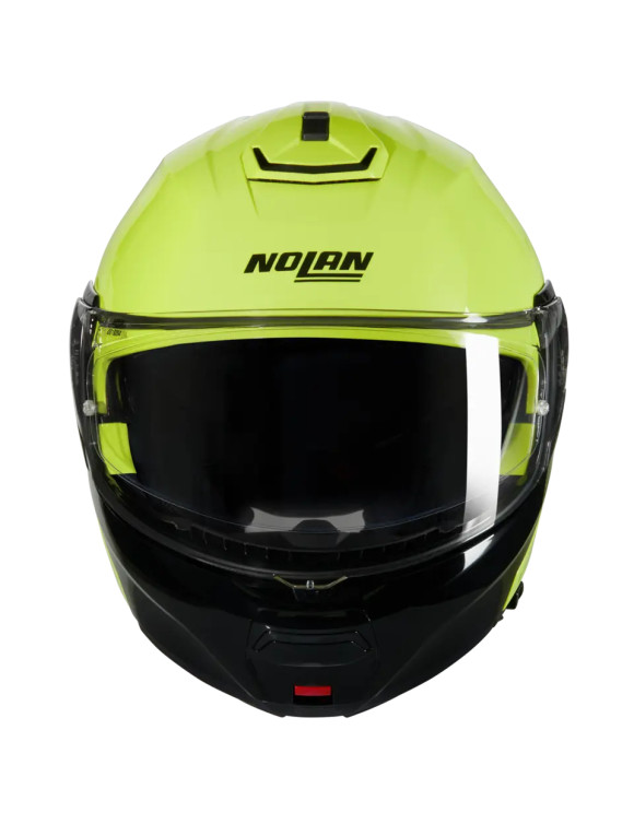 Nolan N100-6 Mivedi 329 Fluo Grün/Schwarz glänzender modularer Motorradhelm - 3 Nolan N100-6 Mivedi 329 Fluo Grün/Schwarz glänzender modularer Motorradhelm - 3