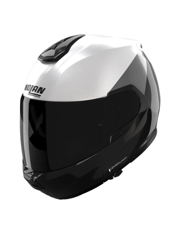 Casco de Moto Modular Nolan N100-6 Pintura Especial 354 Negro/Gris Brillante