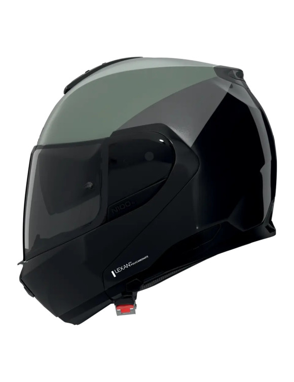 Casco de Moto Modular Nolan N100-6 Pintura Especial 356 Negro/Verde Mate - 2