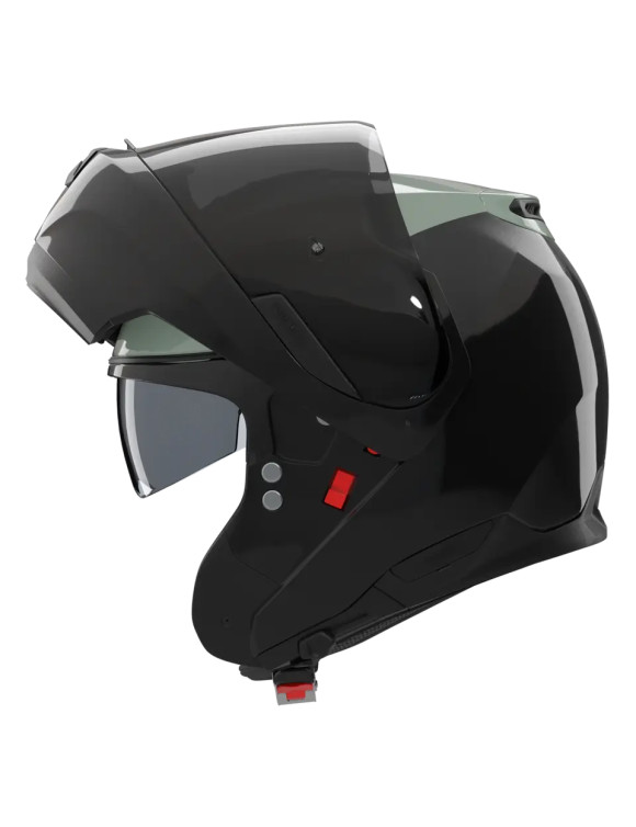 Casco de Moto Modular Nolan N100-6 Pintura Especial 356 Negro/Verde Mate - 6