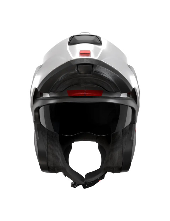 Casco de Moto Modular Nolan N100-6 Cinetico 361 Gris/Rojo/Negro Mate - 5