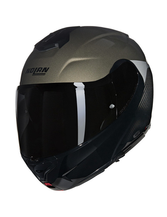 Casco Moto Modulare Nolan X-1005 Ultra Carbon Verniciatura Speciale 342 Black/Stone Lucido - 1