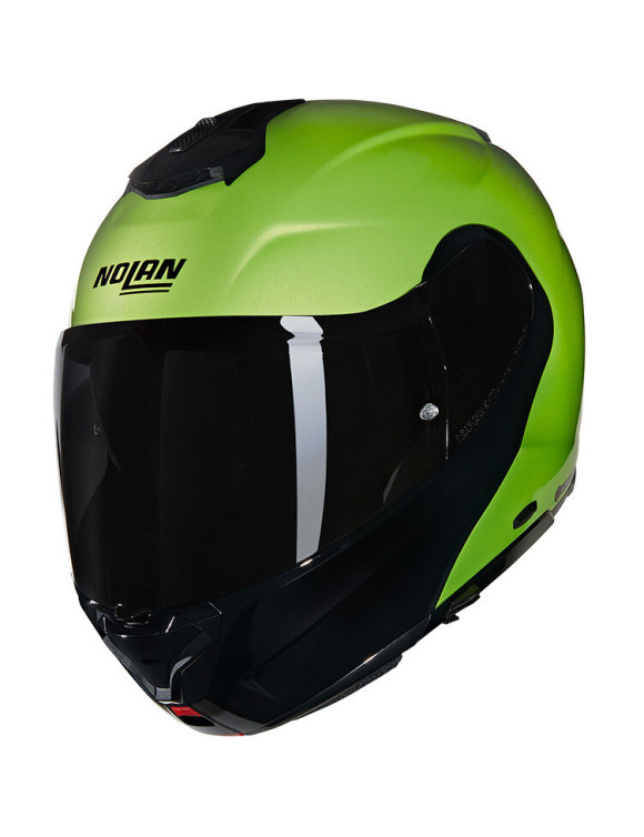 Casco Moto Modulare Nolan X-1005 Ultra Carbon Mivedi 329 Green Lucido - 1