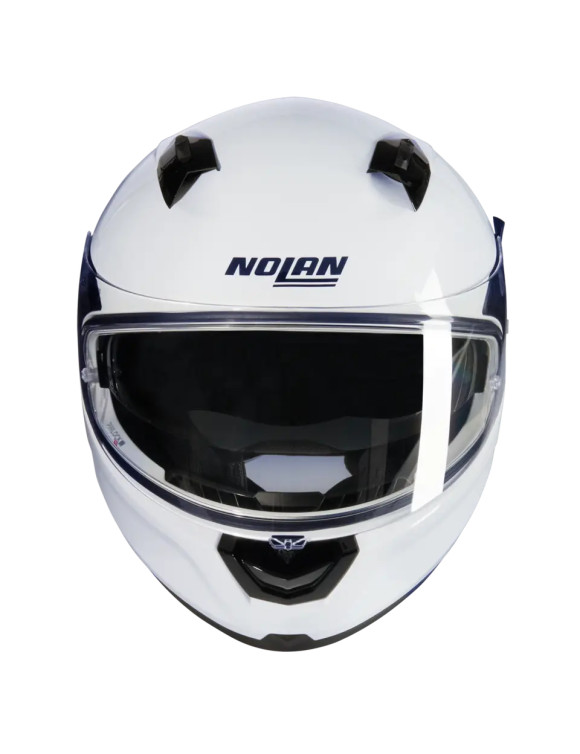 Casque Moto Intégral Nolan N60-6 Classique 305 Blanc Brillant - 2