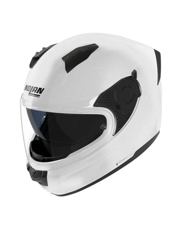 Nolan N60-6 Full Face Motorcycle Helmet Classic 305 Glossy White - 1