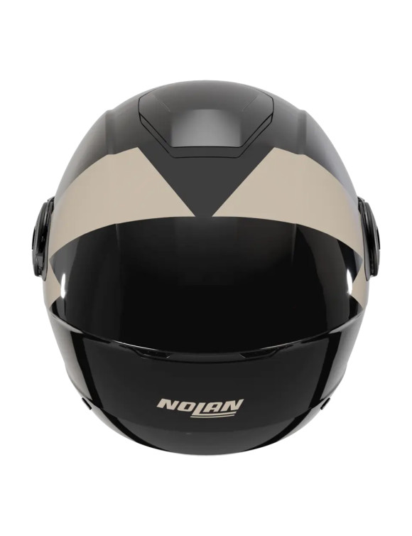 Casco de Moto Jet Nolan N20-2 Visor Impeto 344 Negro/Marfil Brillante - 3 Casco de Moto Jet Nolan N20-2 Visor Impeto 344 Negro/Marfil Brillante - 3