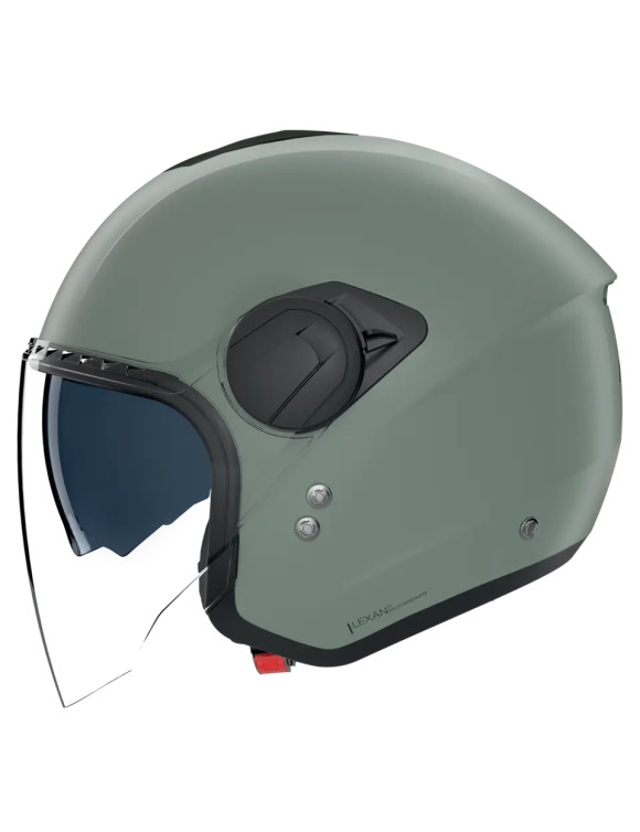 Casco Moto Jet Nolan N20-2 Visor Classico Nobile 337 Green Opaco - 2